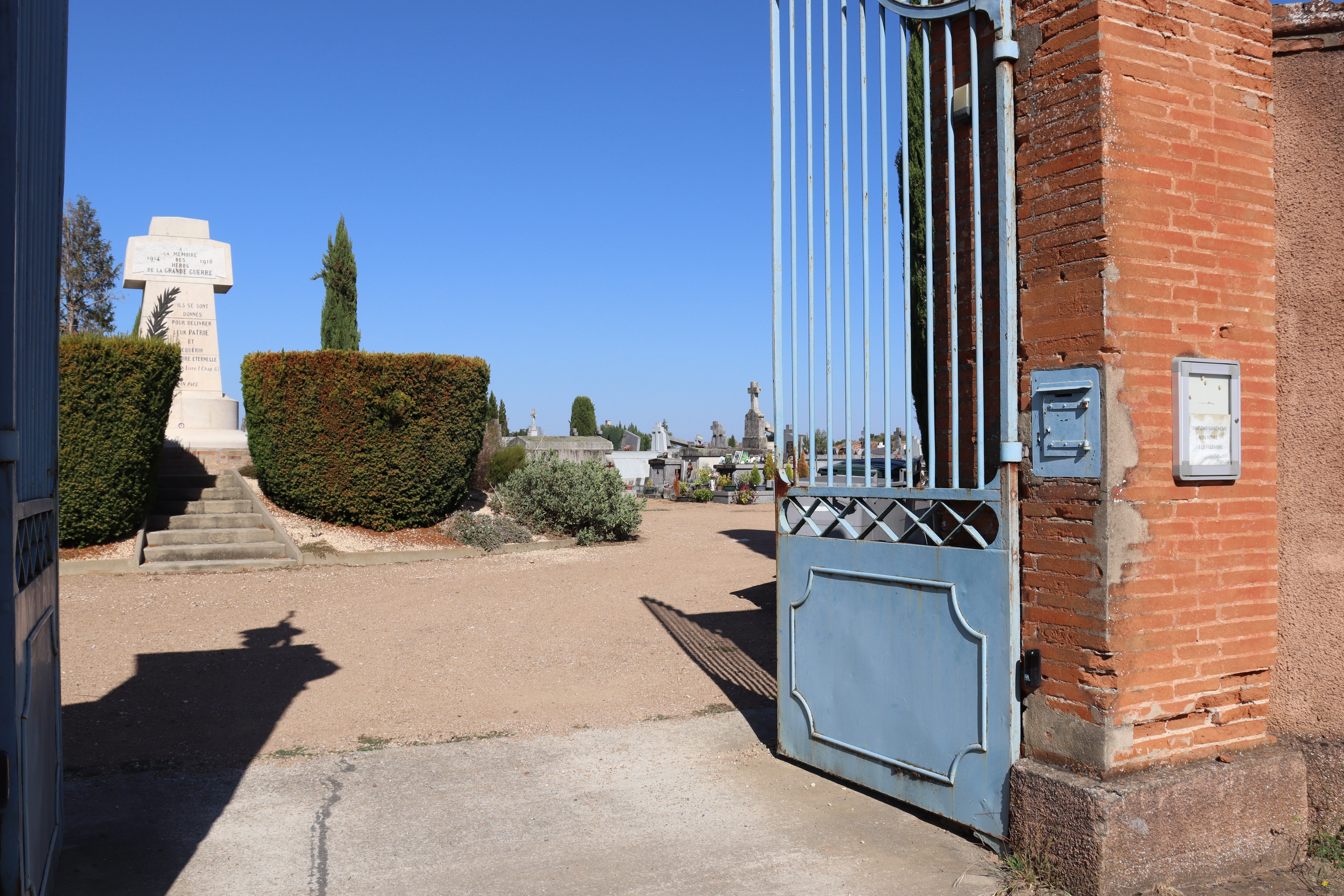 entrée cimetière