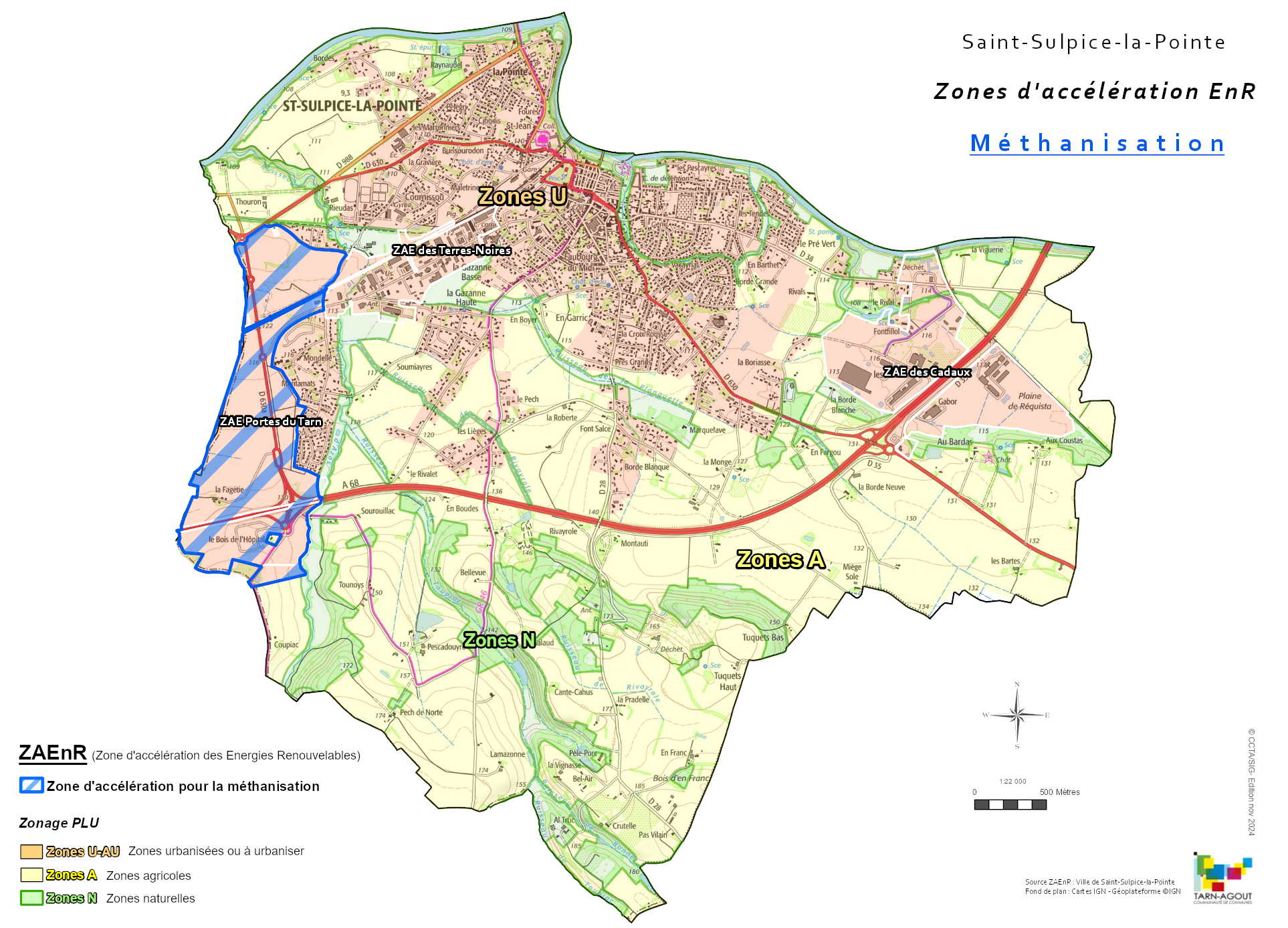 ZAENR St Sulpice Methanisation